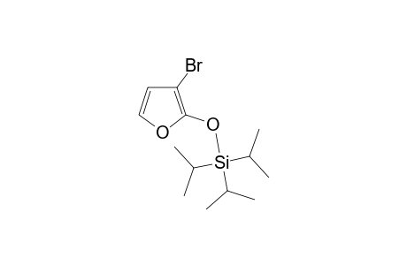 2-triisopropylsiloxy-3-bromofuran