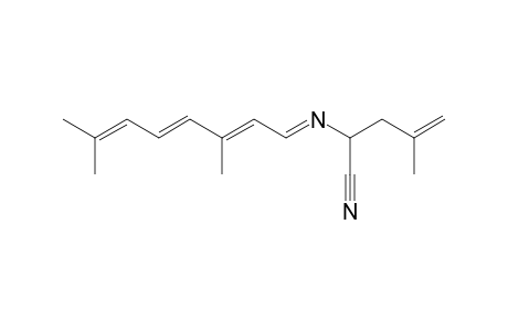 2-(3,7-Dimethyl-octa-2,4,6-trienylideneamino)-4-methyl-pent-4-enenitrile