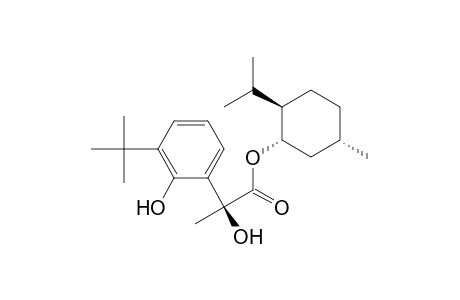 Benzeneacetic acid, 3-(1,1-dimethylethyl)-.alpha.,2-dihydroxy-.alpha.-methyl-, 5-methyl-2-(1-methylethyl)cyclohexyl ester, [1R-[1.alpha.(S*),2.beta.,5.alpha.]]-