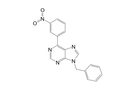 9-Benzyl-6-(3-nitrophenyl)purine