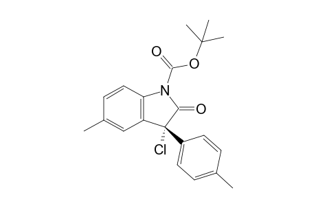 (R)-tert-Butyl 3-chloro-3-(p-tolyl)-5-methyl-2-oxoindoline-1-carboxylate