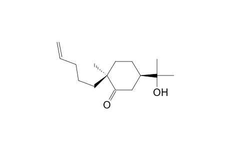 (2S-cis)-5-(1-Hydroxy-1-methylethyl)-2-methyl-2-(4-pentenyl)cyclohexanone