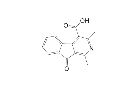 1,3-Dimethyl-9-oxidanylidene-indeno[2,1-c]pyridine-4-carboxylic acid