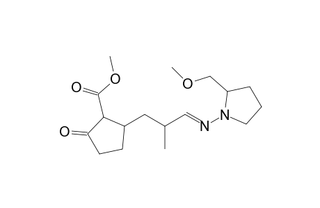 Methyl 2-[2'-(2"-methoxymethylpyrrolidin-1"-yliminomethyl)propyl]-5-oxocyclopentane-1-carboxylate