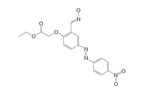 2-(ETHOXYCARBONYLMETHOXY)-5-(PARA-NITROPHENYLAZO)-BENZALDOXIME