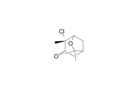 6-Oxabicyclo[3.2.1]octan-3-one, 4-chloro-4,7,7-trimethyl-, exo-(.+-.)-