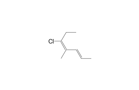 (2E,4E)-5-chloranyl-4-methyl-hepta-2,4-diene