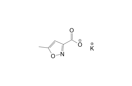 3-Isoxazolecarboxylic acid, 5-methyl-, potassium salt