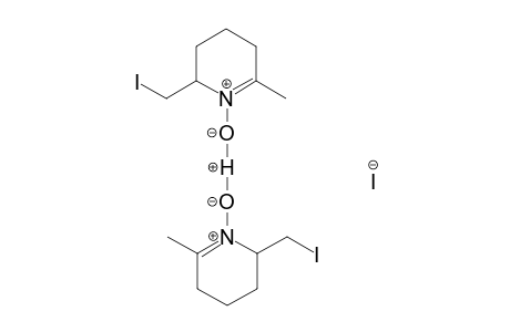 1,1'-Bis[6-iodomethyl-2-methyl-3,4,5,6-tetrahydro-5H-pyridin-1-yloxy]hydro iodide salt