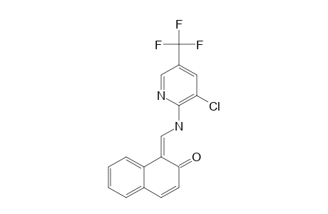 3-CHLORO-5-TRIFLUOROMETHYL-PYRIDIN-2-YL-AMINO-(METHYLENE)-NAPHTHALEN-2(3H)-ONE
