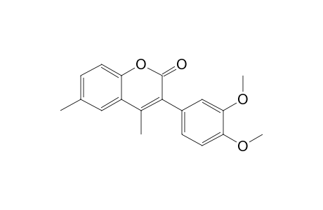 3-(3',4'-Dimethoxyphenyl)-4,6-dimethylcoumarin