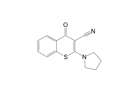 4-OXO-2-PYRROLIDIN-1-YL-4H-THIOCHROMENE-3-CARBONITRILE