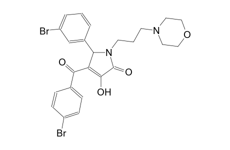 4-(4-bromobenzoyl)-5-(3-bromophenyl)-3-hydroxy-1-[3-(4-morpholinyl)propyl]-1,5-dihydro-2H-pyrrol-2-one