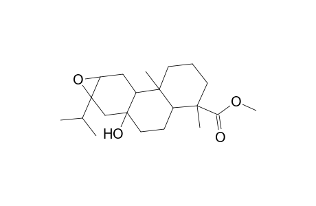 8.alpha.-Podocarpan-15-oic acid, 12.alpha.,13.alpha.-epoxy-8-hydroxy-13-isopropyl-, methyl ester