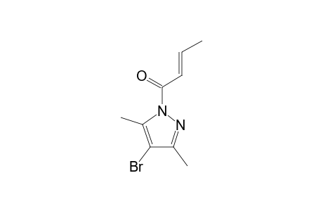 (E)-4-BROMO-1-(2-CROTONOYL)-3,5-DIMETHYLPYRAZOLE