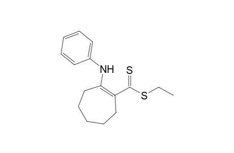 Ethyl 2-(phenylamino)cyclohept-1-ene-1-carbodithioate