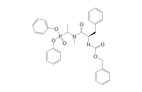 DIPHENYL-(N(2.1)-[(BENZYLOXY)-CARBONYL]-L-PHENYLALANYL-(2.2-DECARBONYL-N(2.2)-METHYL-D-ALANIN-2.2-YL))-PHOSPHONATE