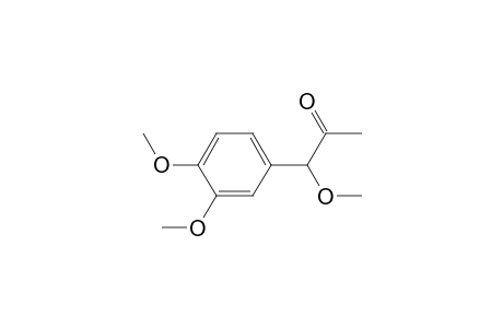 2-Propanone, 1-(3,4-dimethoxyphenyl)-1-methoxy-