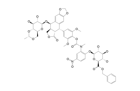 BENZYL-[4-NITROPHENYL-2-[(ETOPOSIDE-4'-O-CARBONYL)-METHYLAMINO]-BETA-D-GLUCOPYRANOSID]-URONATE