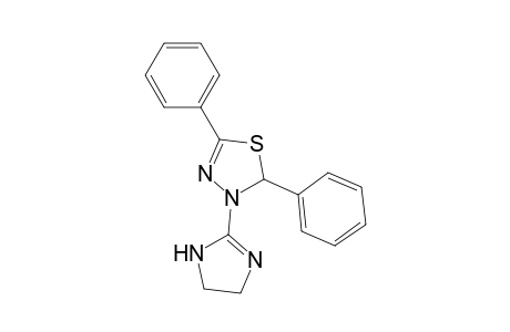 1,3,4-Thiadiazole, 3-(4,5-dihydro-1H-imidazol-2-yl)-2,3-dihydro-2,5-diphenyl-