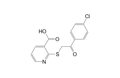 2-{[2-(4-chlorophenyl)-2-oxoethyl]sulfanyl}nicotinic acid