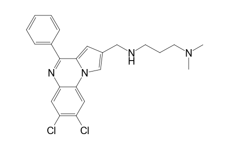 N'-(7,8-Dichloro-4-phenylpyrrolo[1,2-a]quinoxalin-2-ylmethyl)-N,N-dimethylpropane-1,3-diamine