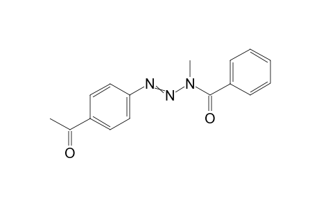 1-(4-acetylphenyl)-3-benzoyl-3-methyltriazene