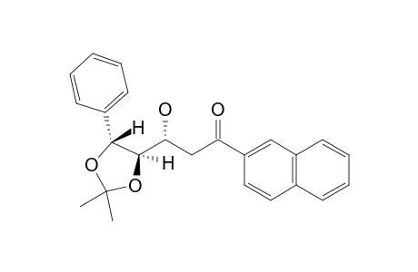 (3R,4S,5R)-3-HYDROXY-4,5-O-ISOPROPYLIDENE-5-PHENYL-1-(2-NAPHTHYL)-PENTAN-1-ONE