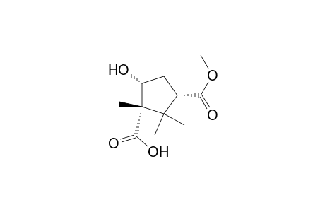 1,3-Cyclopentanedicarboxylic acid, 5-hydroxy-1,2,2-trimethyl-, 3-methyl ester, [1S-(1.alpha.,3.alpha.,5.alpha.)]-