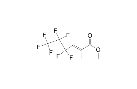 (E)-4,4,5,5,6,6,6-heptafluoro-2-methyl-2-hexenoic acid methyl ester