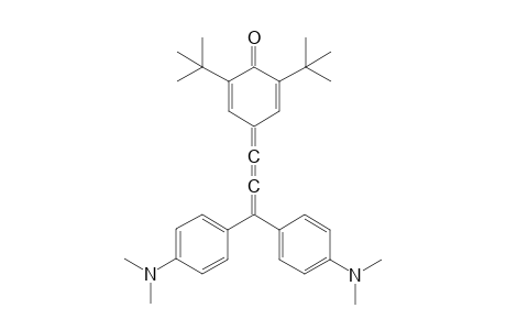 2,6-Di-tert-butyl-4-{3,3-bis-[4-(N-dimethylamino)phenyl]propadienylidene}-2,5-cyclohexadien-1-one (Quinopropadiene)