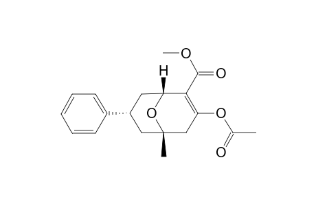 (1R*,5S*,7R*)-3-Acetoxy-2-(methoxycarbonyl)-5-methyl-7-phenyl-9-oxabicyclo[3.3.1]non-2-ene