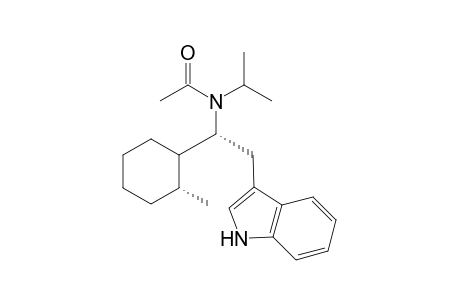 Acetamide, N-[2-(1H-indol-3-yl)-1-(2-methylcyclohexyl)ethyl]-N-(1-methylethyl)-, [1.alpha.(R*),2.alpha.]-