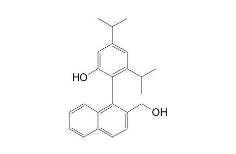 2-[2-(hydroxymethyl)-1-naphthalenyl]-3,5-di(propan-2-yl)phenol