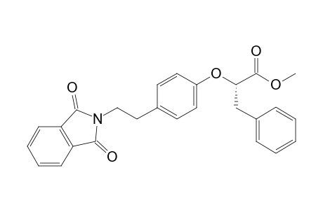 S-Methyl 2-[4-(2-phthalimido-2-yl-ethyl)phenoxy]-3-phenyl-propanoate
