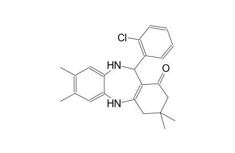 1H-dibenzo[b,e][1,4]diazepin-1-one, 11-(2-chlorophenyl)-2,3,4,5,10,11-hexahydro-3,3,7,8-tetramethyl-