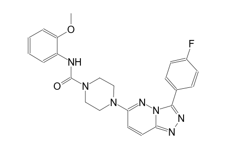 1-piperazinecarboxamide, 4-[3-(4-fluorophenyl)[1,2,4]triazolo[4,3-b]pyridazin-6-yl]-N-(2-methoxyphenyl)-