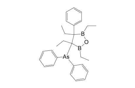 3-(Diphenylarsanyl)-2,3,4,5-tetraethyl-4-phenyl-1,2,5-oxadiborolane