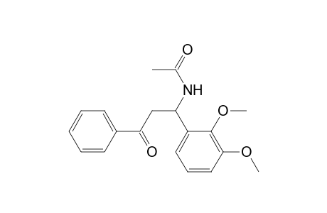N-[1-(2,3-dimethoxyphenyl)-3-oxo-3-phenylpropyl]acetamide