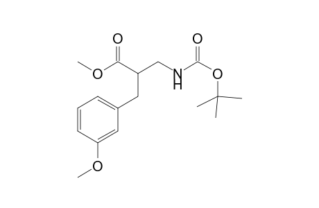 Methyl 3-[(t-butoxycarbonyl)amin]-2-(3'-methoxybenzyl)propionate