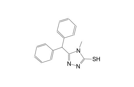 4H-1,2,4-triazole-3-thiol, 5-(diphenylmethyl)-4-methyl-