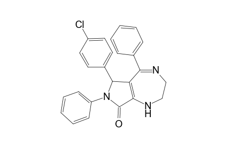 6-(4-Chlorophenyl)-5,7-diphenyl-1,2,3,6-tetrahydropyrrolo[3,4-e][1,4]diazepin-8-one