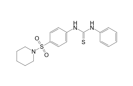 1-phenyl-3-[p-(piperidinosulfonyl)phenyl]-2-thiourea