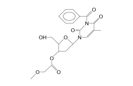N3-Benzoyl-3'-O-methoxyacetyl-thymidine
