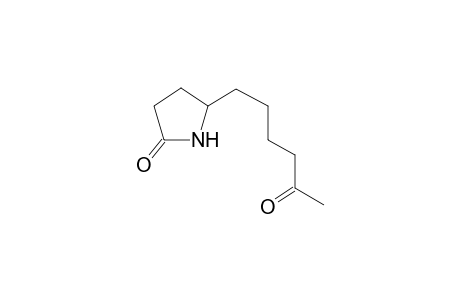 5-(5-Oxohexyl)-2-pyrrolidinone