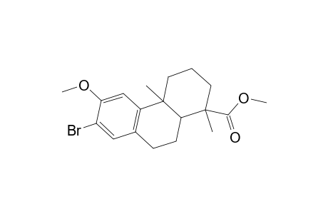 7-Bromo-6-methoxy-1,4a-dimethyl-2,3,4,9,10,10a-hexahydrophenanthrene-1-carboxylic acid methyl ester