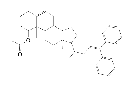 chola-5,23-dien-1-ol, 24,24-diphenyl-, acetate