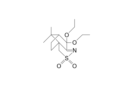 (3AS)-7,7-diethoxy-8,8-dimethyl-4,5,6,7-tetrahydro-3H-3a,6-methano-2,1-benzisothiazole 2,2-dioxide
