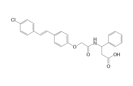 N-4'-chloro-(E)-stilbenyloxymethylcarbonyl-b-phenyl-b-alanine