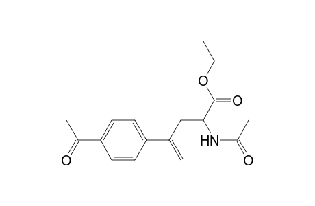 Ethyl 2-Acetamido-4-(p-acetylphenyl)pent-4-enoate
